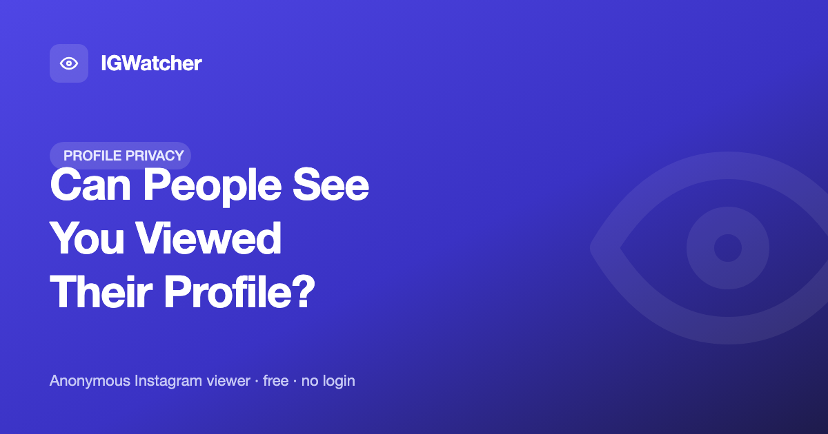 Can People See If You View Their Profile on Instagram